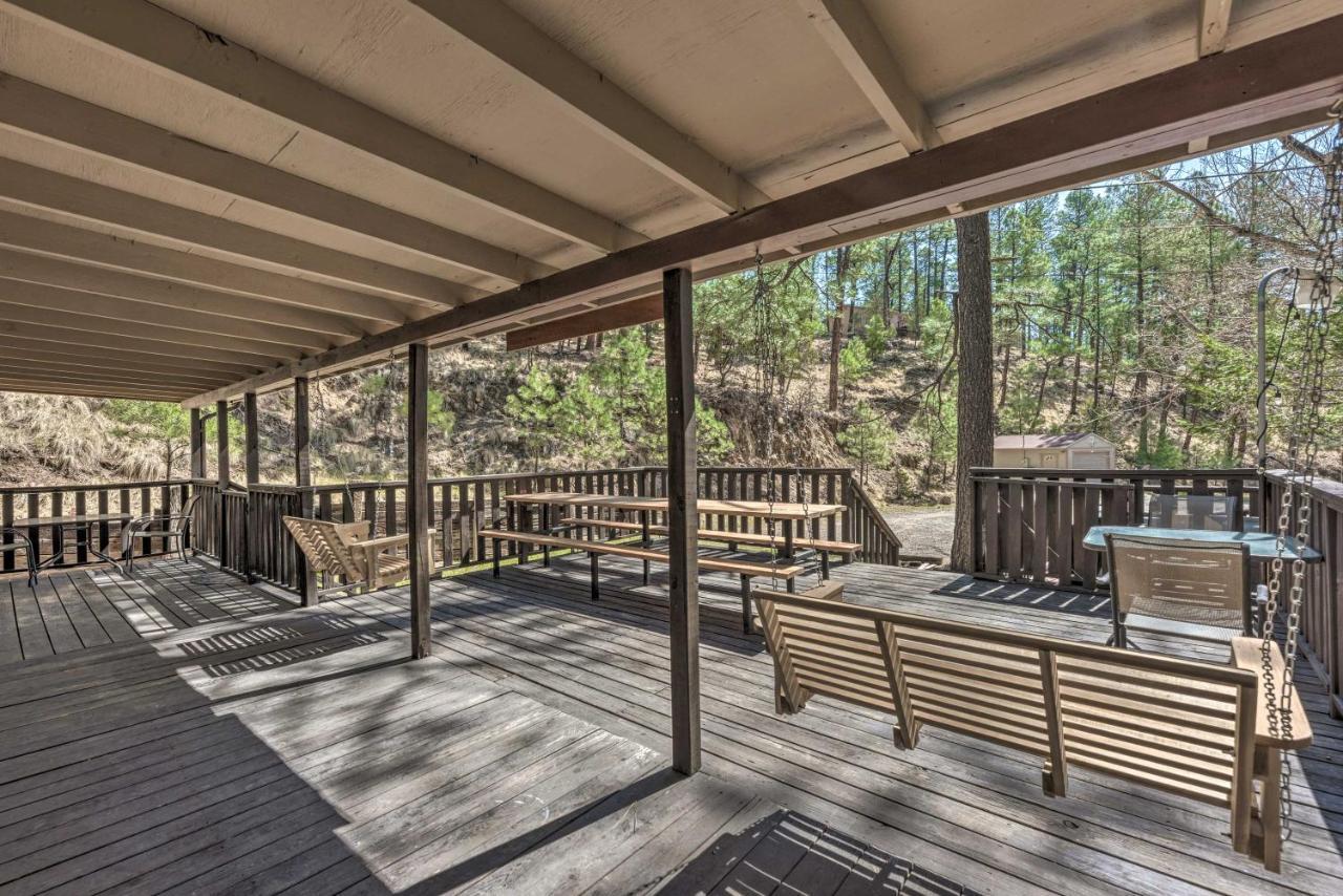 Tranquil Cabin With Stream And Deck Near Dtwn Ruidoso! Exterior foto